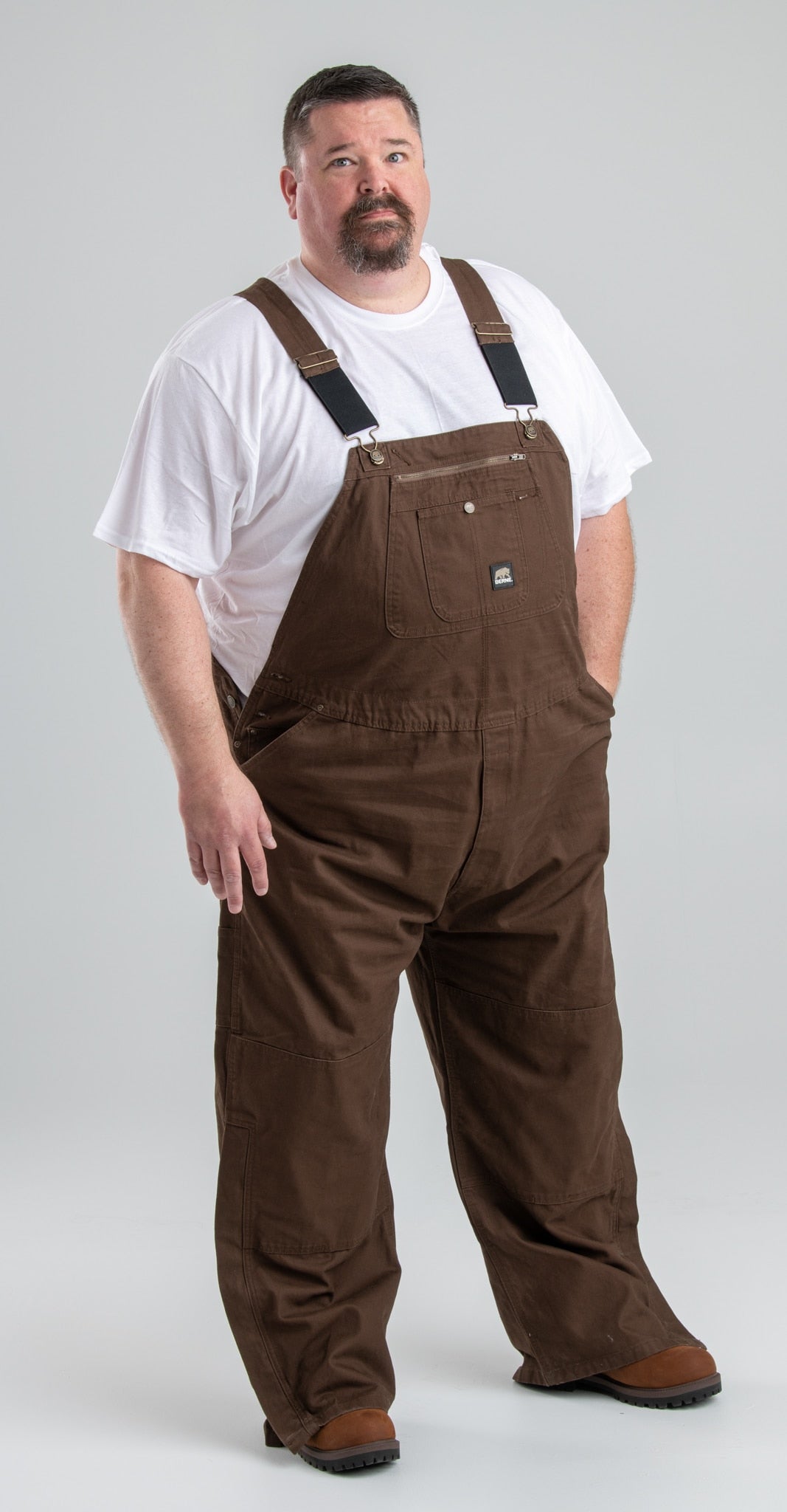 Image of BERNE® Heartland Unlined Washed Duck Bill Overall